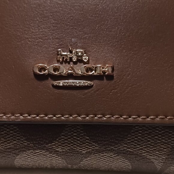 Great Condition Coach Slim Tri Fold Wallet - Picture 1 of 5